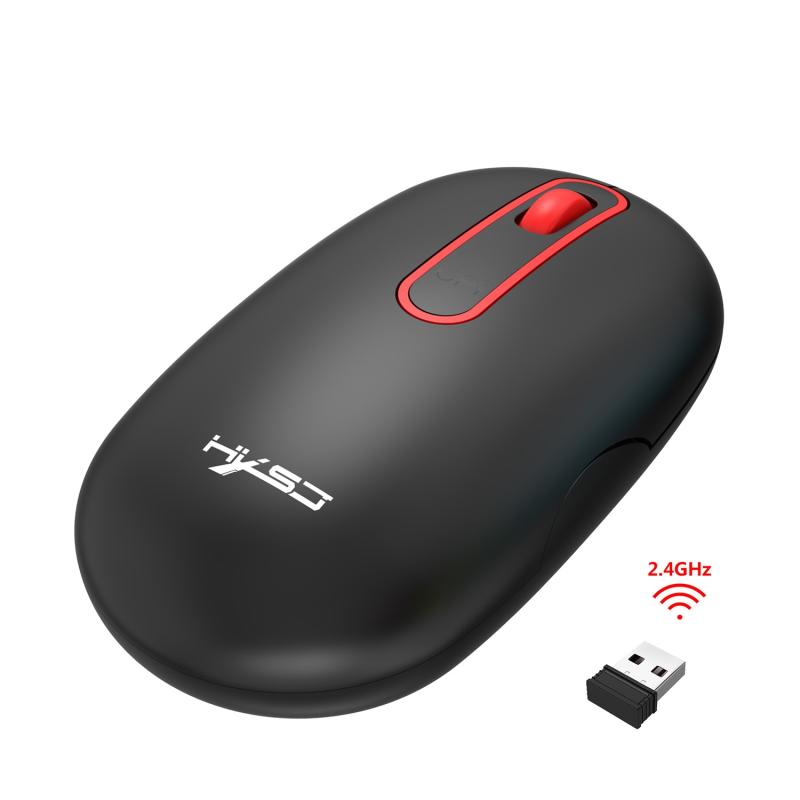 HXSJ T15 2.4GHz 4 Keys Wireless Mute Mouse (Black) – T15 Black  |  Wireless Mice Computer Accessories Wireless Mice