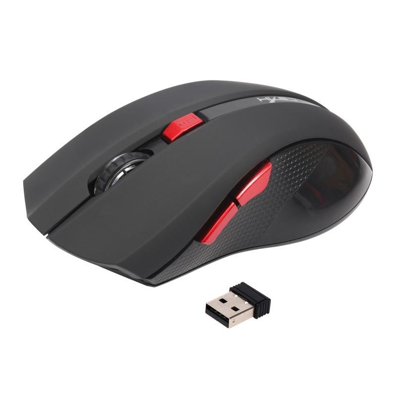 HXSJ X50 2.4G 6 Keys 1600DPI Three-speed Adjustable Wireless Mouse (Black) – X50 Black  |  Wireless Mice Computer Accessories Wireless Mice