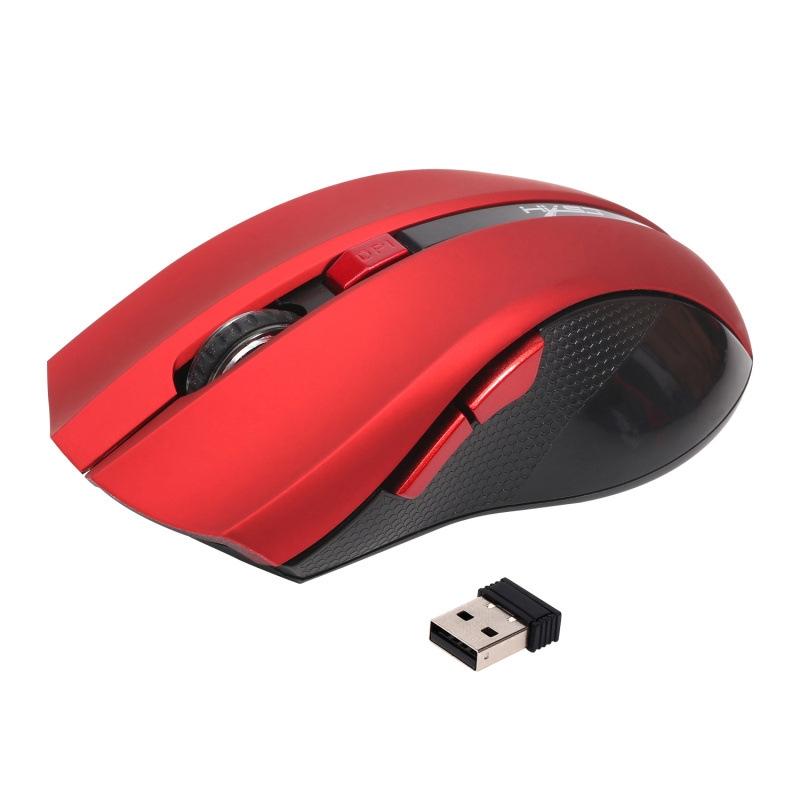 HXSJ X50 2.4G 6 Keys 1600DPI Three-speed Adjustable Wireless Mouse (Red) – X50 Red  |  Wireless Mice Computer Accessories Wireless Mice