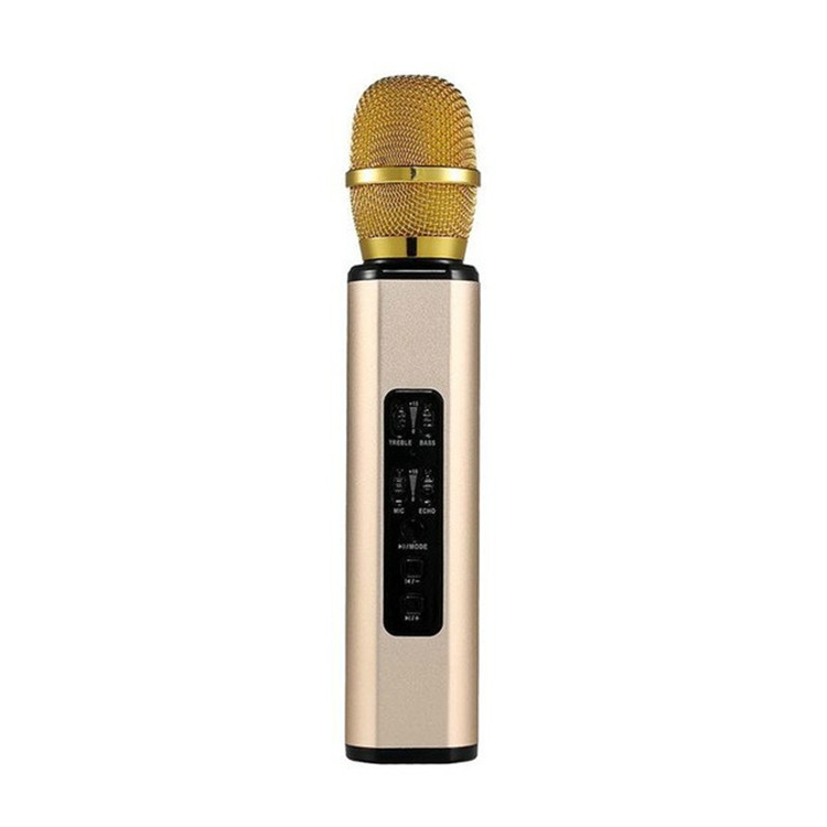 K6 Portable Inner Magnetic Dual Speaker Bluetooth Phone Computer Microphone (Gold)  |  Microphones Computer Accessories Microphones