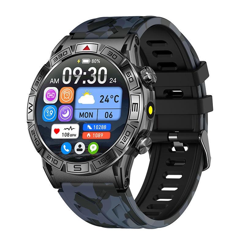 KC80 1.43 inch Color Screen Smart Watch, Support AI Voice Assistant / Bluetooth Call (Camouflage Black)  |  Smart Watches Smart Watches Smart Watches