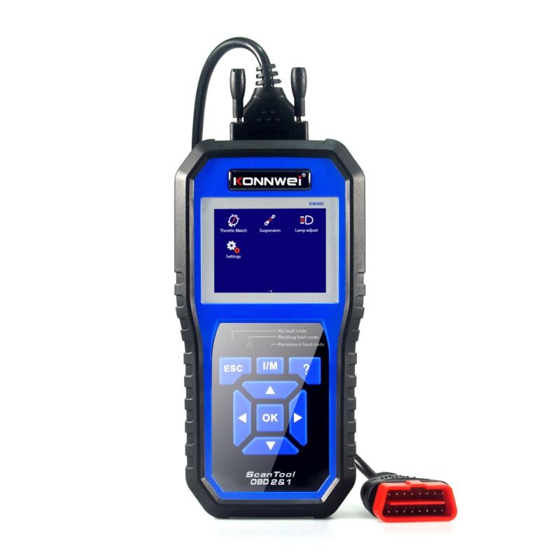 KONNWEI KW450 OBDII Scanner Code Reader Engine Fault Reader Erase/Reset Fault Codes Diagnostic Scanner Replacement for VW Audi Sko  |  Car Diagnostic Tools Car Diagnostic Tools Car Diagnostic Tools