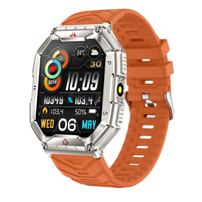 KR82 2.1 inch Color Screen Smart Watch, Support Bluetooth Call / Health Monitoring (Orange)  |  Smart Bracelets Smart Bracelets Smart Bracelets