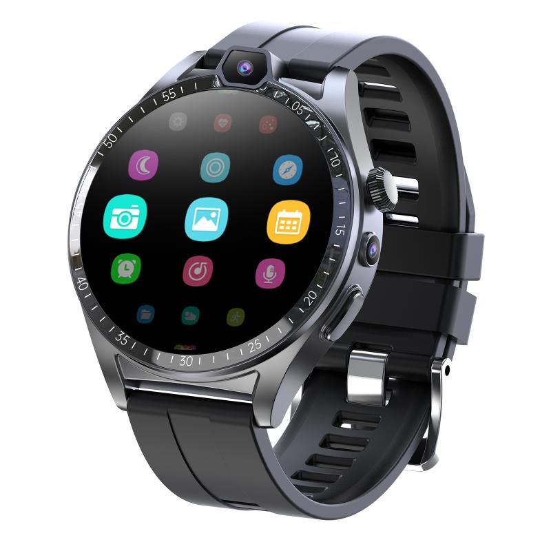 L01 1.43 inch IP67 Waterproof 4G Android 9.0 Smart Watch Support Face Recognition / GPS, Specification: 4G+64G (Black)  |  Smart Phone Watches Smart Phone Watches Smart Phone Watches