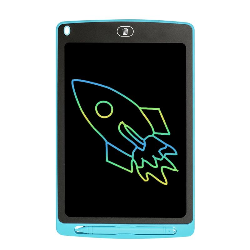 LCD Writing Board Children Hand Drawn Board, Specification: 10 inch Colorful (Light Blue)  |  Digital Drawing Tablets Computer Accessories Digital Drawing Tablets