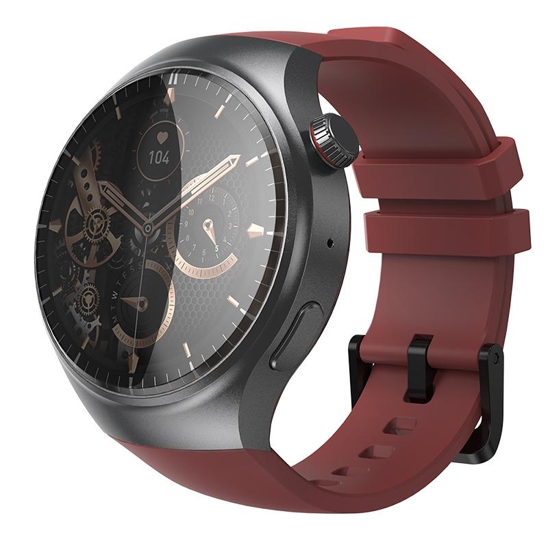 LEMFO DM80 1.43 inch AMOLED Round Screen Smart Watch Android 8.1, Specification: 2GB+16GB (Red)  |  Smart Phone Watches Smart Phone Watches Smart Phone Watches