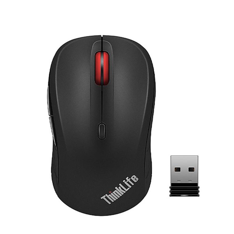 Lenovo ThinkLife Dual Mode Mute Wireless Bluetooth Mouse (Black)  |  Wireless Mice Computer Accessories Wireless Mice