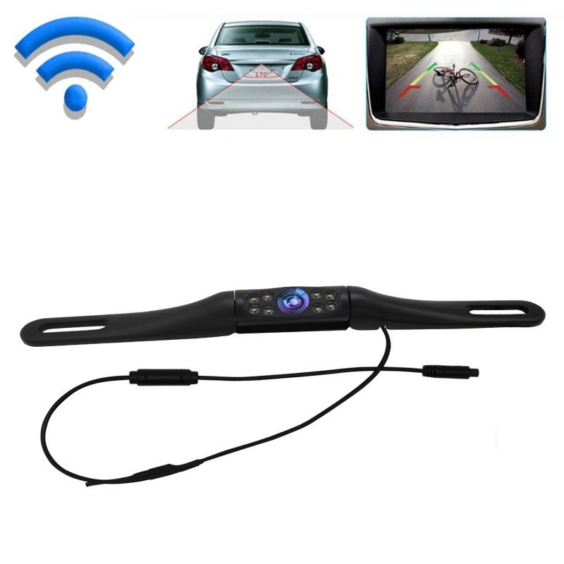 License Plate Frame WiFi Wireless Car Reversing Rear View Wide-angle Starlight Night Vision Camera  |  Rear View Cameras Car Electronics Rear View Cameras