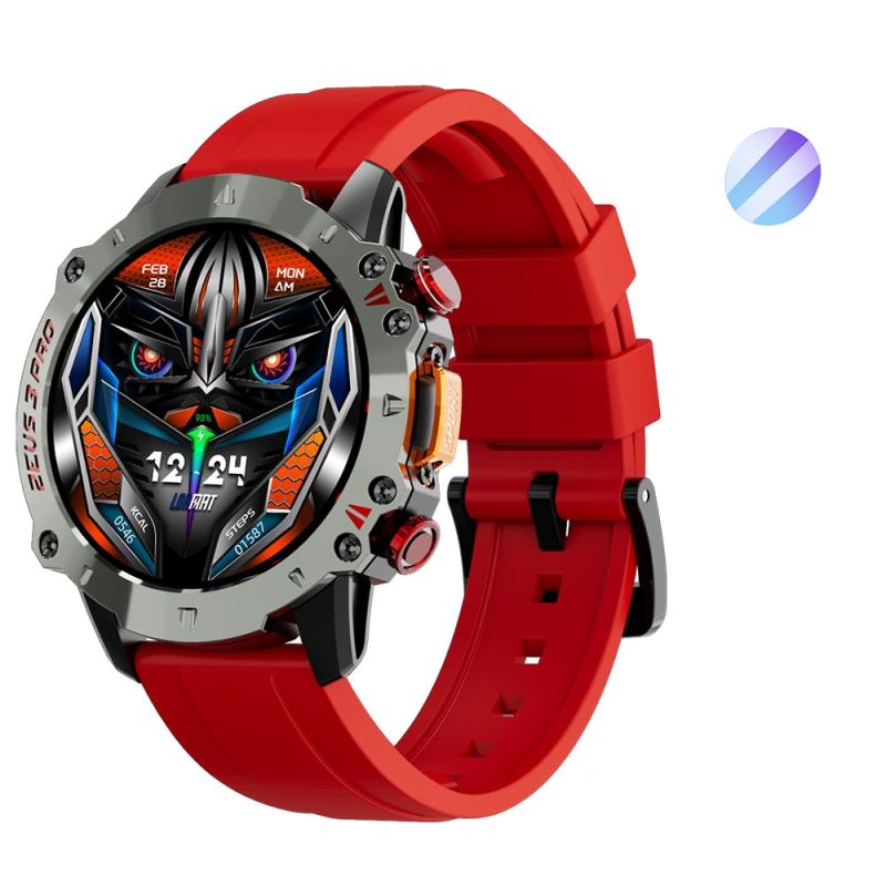 LOKMAT ZEUS3 Pro 1.39-Inch 5ATM Waterproof Outdoor Sports Bluetooth Call Smart Watch (Red)  |  Smart Watches Smart Watches Smart Watches