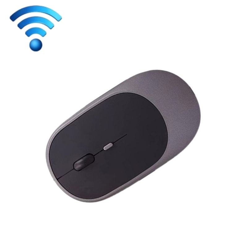 M030 4 Keys 1600DPI Laptop Office Mute Mouse, Style: Double Mode (Gray)  |  Wireless Mice Computer Accessories Wireless Mice