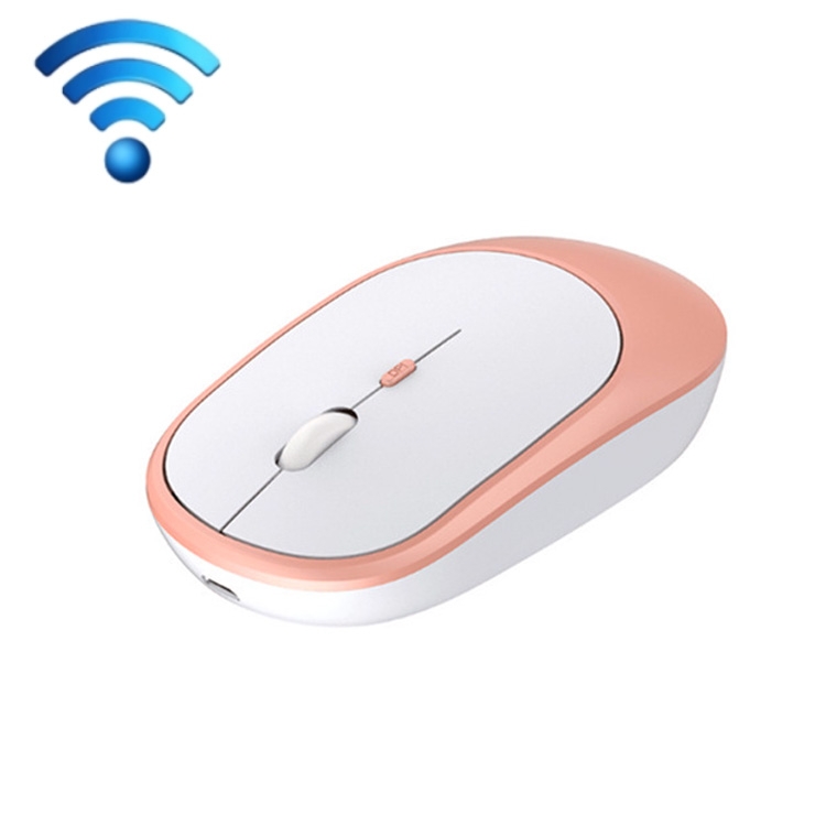 M030 4 Keys 1600DPI Laptop Office Mute Mouse, Style: Wireless (Pink)  |  Wireless Mice Computer Accessories Wireless Mice