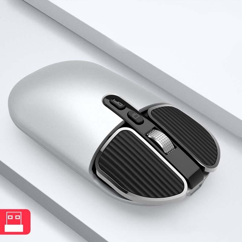 M203 2.4Ghz 5 Buttons 1600DPI Wireless Optical Mouse Computer Notebook Office Home Silent Mouse, Style: 2.4G (Silver)  |  Wireless Mice Computer Accessories Wireless Mice