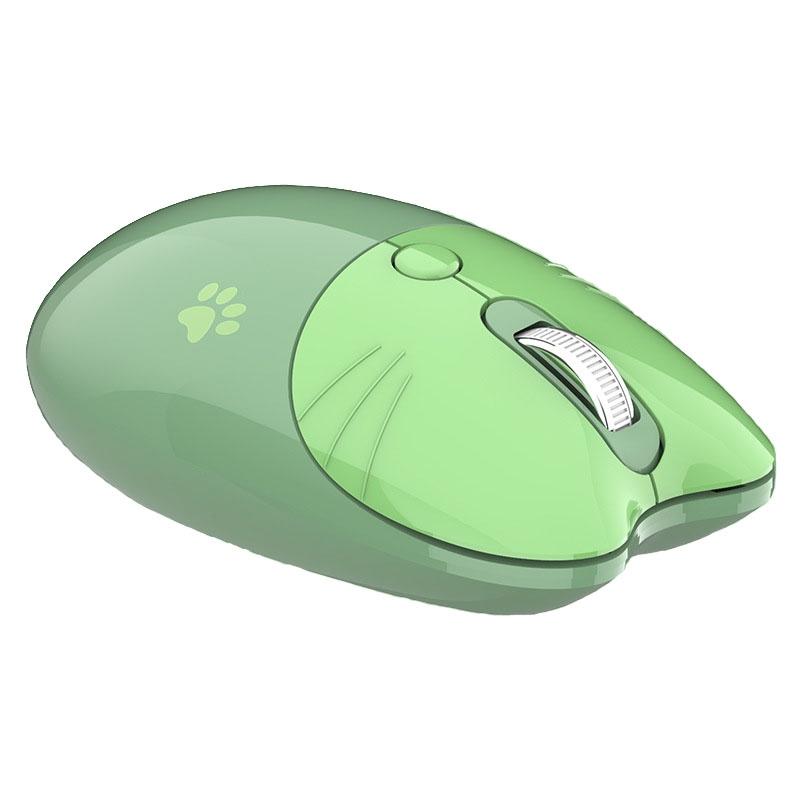 M3 3 Keys Cute Silent Laptop Wireless Mouse, Spec: Bluetooth Wireless Version (Green)  |  Wireless Mice Computer Accessories Wireless Mice