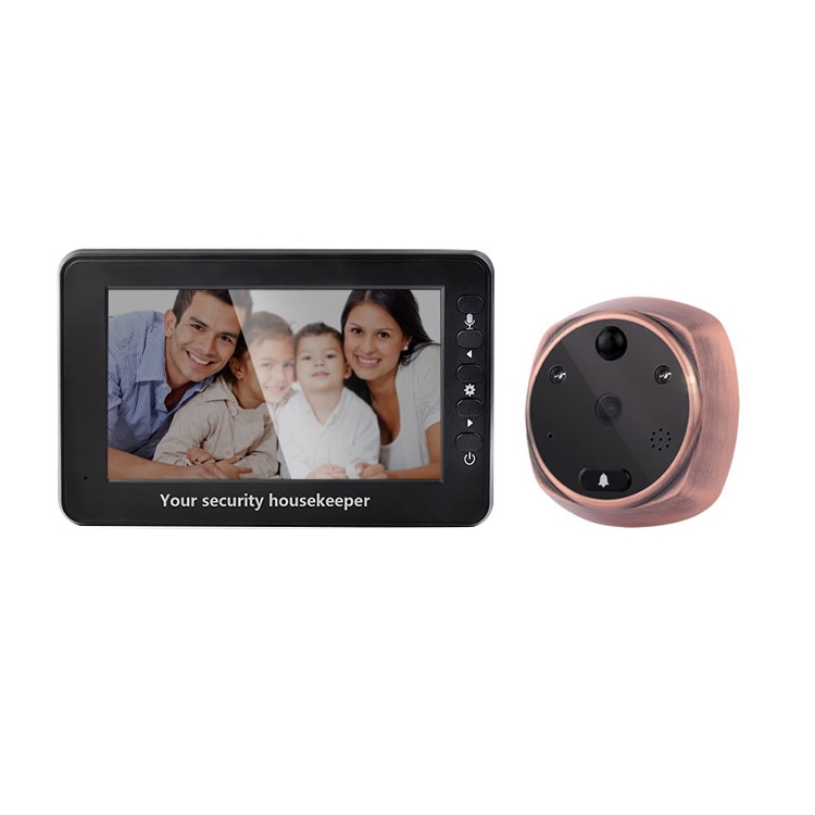 M4300A 4.3 inch Display Screen 3.0MP Camera Video Smart Doorbell, Support TF Card (32GB Max) & Motion Detection & Infrared Night Vision  |  Video Door Phones Security & Surveillance Video Door Phones