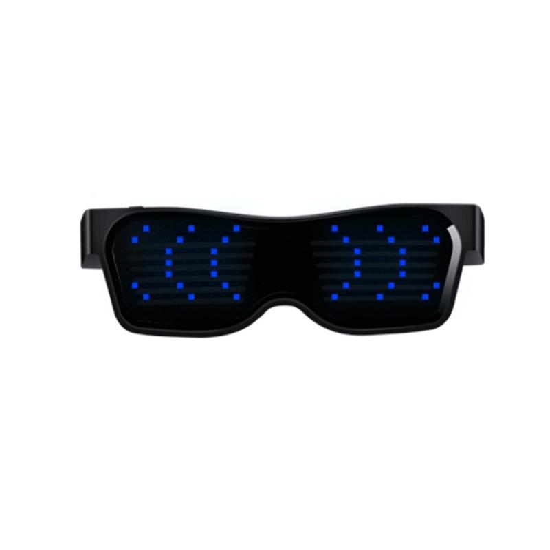 Magic Bluetooth LED Party Glasses APP Control Luminous Glasses – Blue  |  Wearable Gadgets Wearable Devices Wearable Gadgets