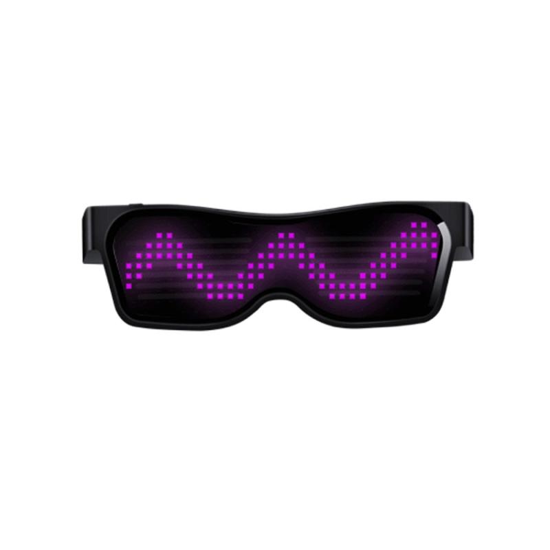 Magic Bluetooth LED Party Glasses APP Control Luminous Glasses – Pink  |  Wearable Gadgets Wearable Devices Wearable Gadgets