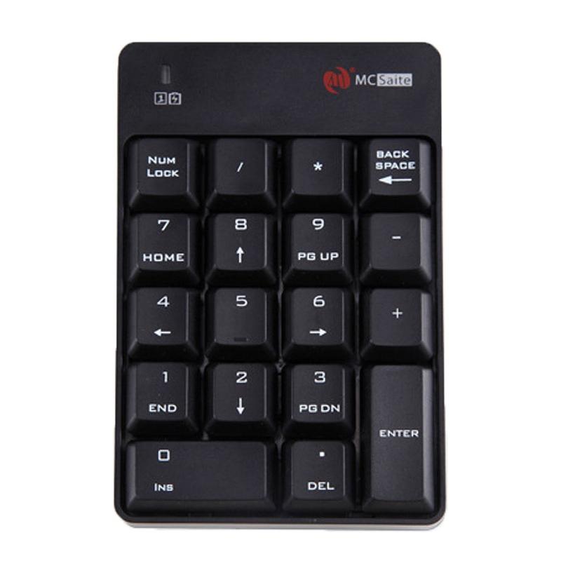 MC Saite SK-51AG 2 in 1 2.4G USB Numeric Wireless Keyboard & Mini Calculator for Laptop Desktop PC (Black)  |  Wireless Keyboards Computer Accessories Wireless Keyboards