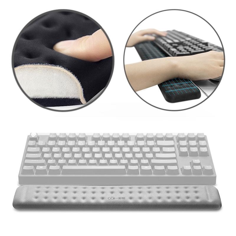 Mechanical Keyboard Wrist Rest Memory Foam Mouse Pad, Size : M (Grey)  |  Mouse Pads Computer Accessories Mouse Pads