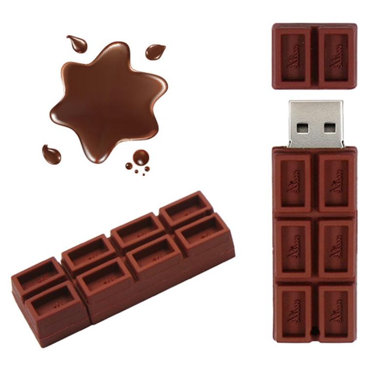 MicroDrive 128GB USB 2.0 Creative Chocolate U Disk  |  USB Flash Memory Computer Accessories USB Flash Memory