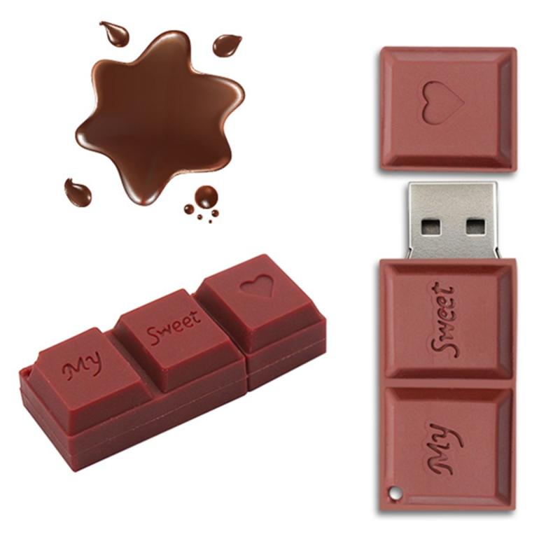 MicroDrive 16GB USB 2.0 Creative Chocolate U Disk  |  USB Flash Memory Computer Accessories USB Flash Memory