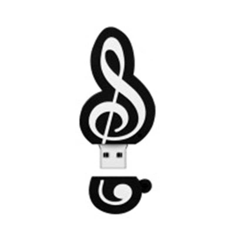 MicroDrive 8GB USB 2.0 Music Note U Disk  |  USB Flash Memory Computer Accessories USB Flash Memory