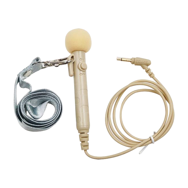 MK-7 3.5mm Elbow Head Handheld Loudspeaker Neck-mounted Microphone with Lanyard, Length: 1m (Flesh Color)  |  Microphones Computer Accessories Microphones