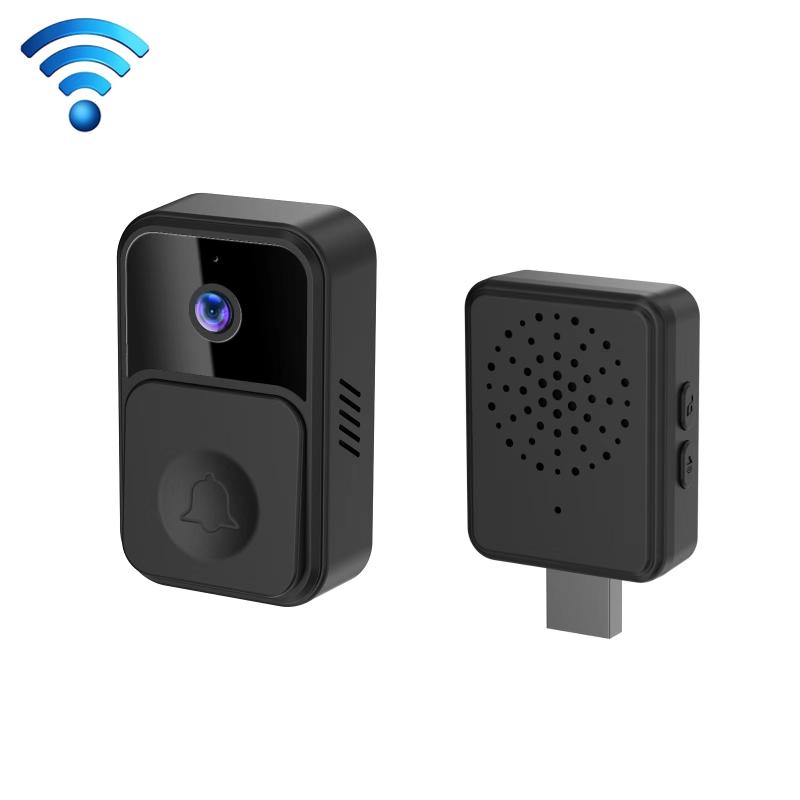 ML19 90 Degree Wide Angle Wireless Smart Video Doorbell (Black)  |  Video Door Phones Security & Surveillance Video Door Phones