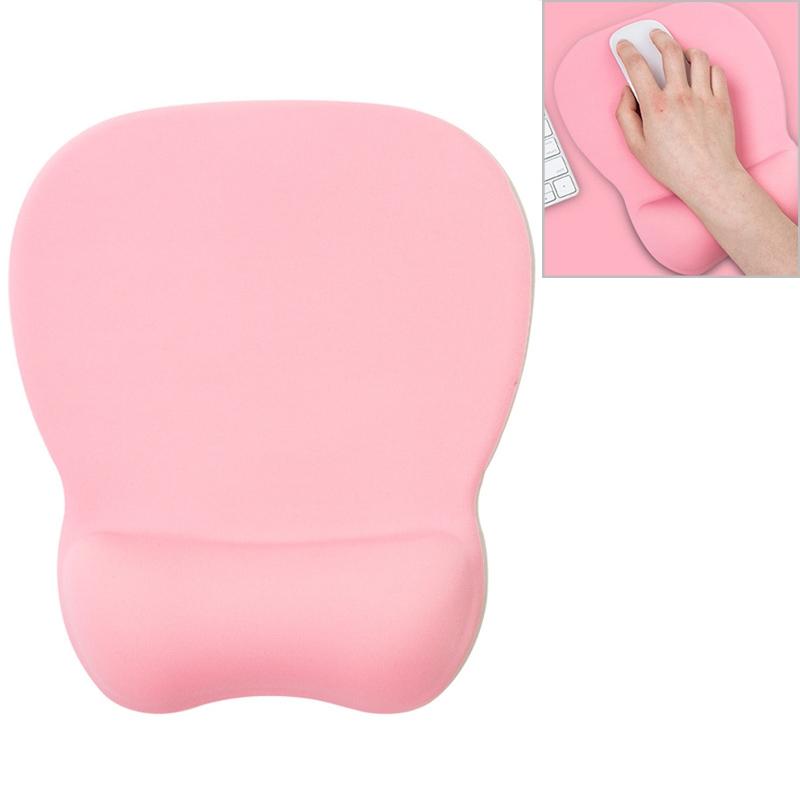 MONTIAN MF-01 Oval Slow Rebound Memory Cotton Soft Bracer Mouse Pad (Pink)  |  Mouse Pads Computer Accessories Mouse Pads