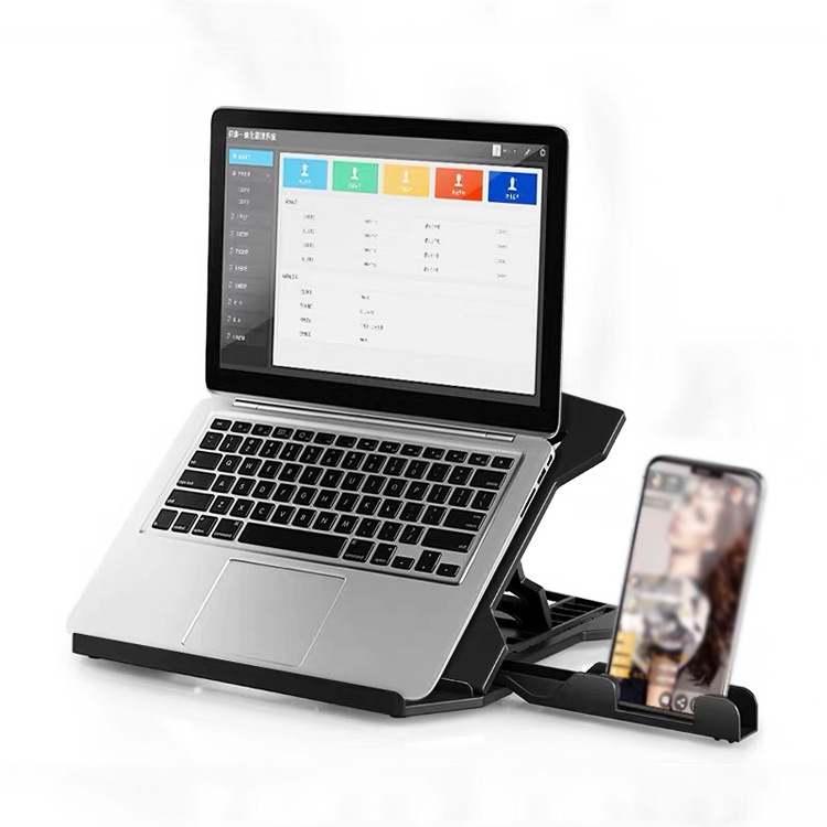 N31 Portable Laptop Bracket Liftable Computer Support Base, Colour: Black (Standard Version)  |  Laptop Stands Computer Accessories Laptop Stands