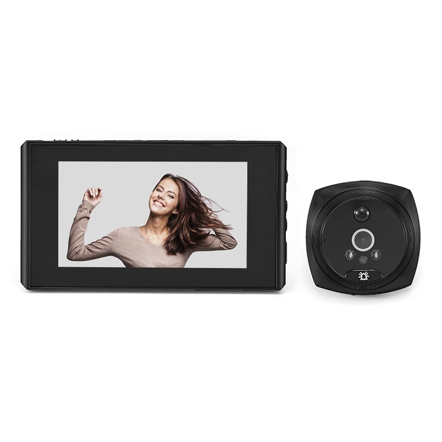 N6 2.0 Million Pixels 4.3 inch Screen Video Doorbell (Black)  |  Video Door Phones Security & Surveillance Video Door Phones