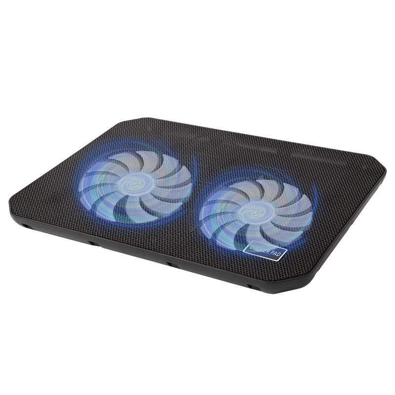 NUOXI M10 Dual USB Laptop Cooler (Black)  |  Cooling Pads Computer Accessories Cooling Pads