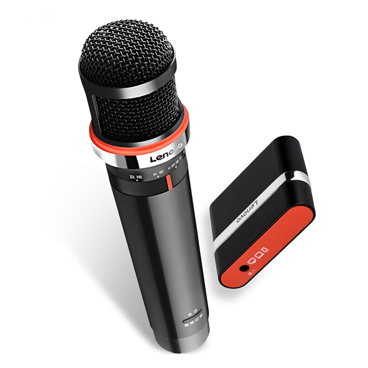 Original Lenovo UM20-U K Song Wireless Digital Microphone Live Recording Equipment with Wireless Receiver (Black)  |  Microphones Computer Accessories Microphones