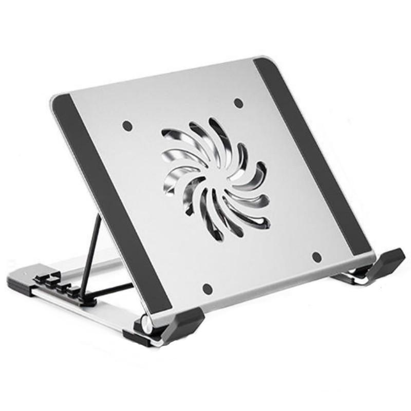 P3 Adjustable Aluminum Foldable Portable Laptop Notebook Fan Stand Bracket  |  Laptop Stands Computer Accessories Laptop Stands