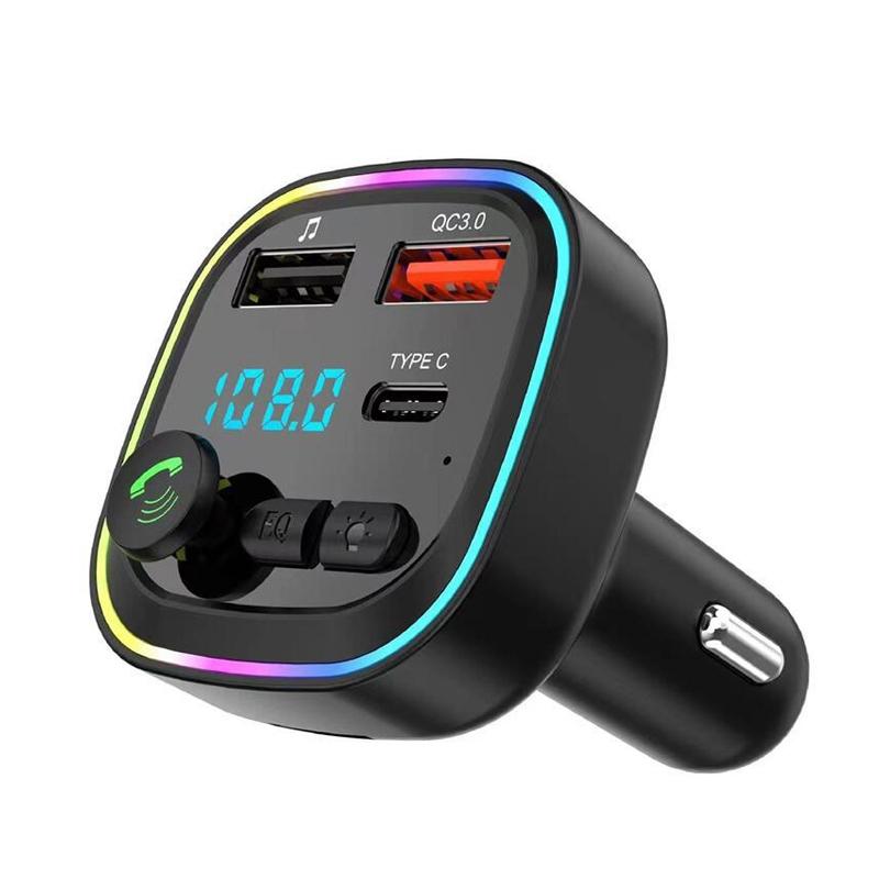 P4-QC3.0 Car MP3 Bluetooth Hands-free Player Car FM Transmitter  |  Bluetooth Car Kits Bluetooth Car Kits Bluetooth Car Kits