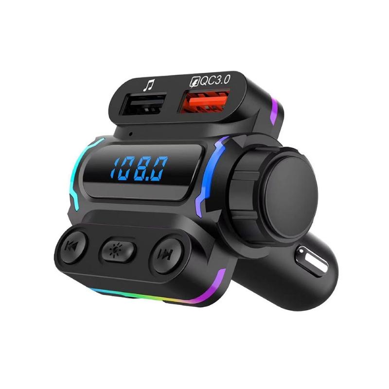 P7 PD20W QC3.0 Dual Fast Charging Car MP3 Player FM Transmitter (Color Box)  |  Bluetooth Car Kits Bluetooth Car Kits Bluetooth Car Kits