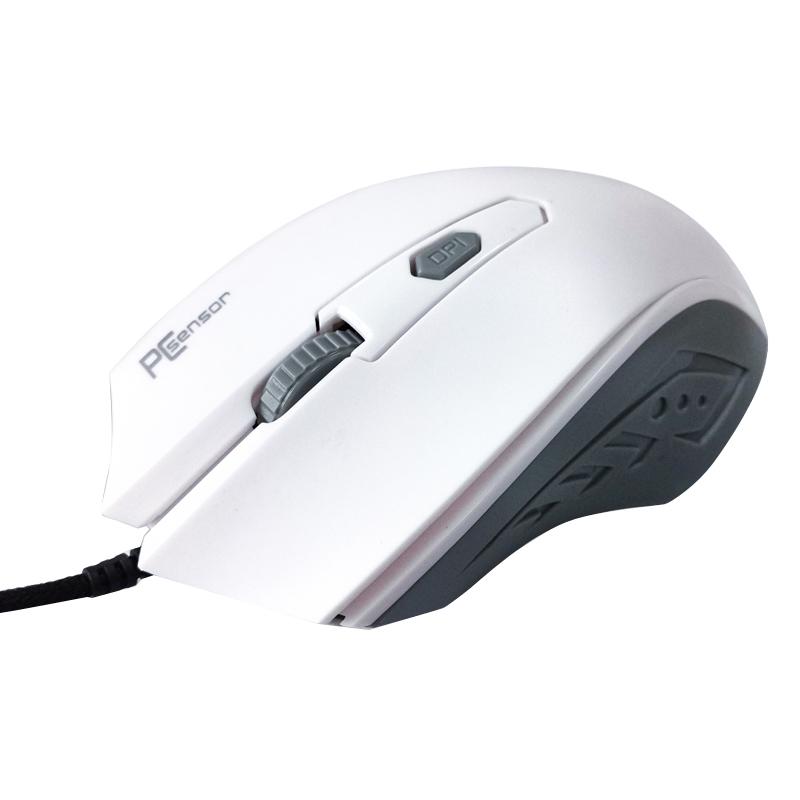 Pcsensor MOS4 4 Keys 2400DPI Game Intelligent Voice Recognition Input Mouse, Cable Length: 1.5m (Sound)  |  Wired Mice Computer Accessories Wired Mice