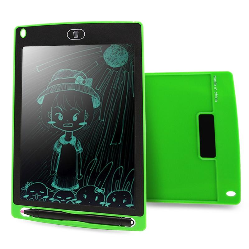 Portable 8.5 inch LCD Writing Tablet Drawing Graffiti Electronic Handwriting Pad Message Graphics Board Draft Paper with Writing Pen (Green) – 8.5 inch Green  |  Digital Drawing Tablets Computer Accessories Digital Drawing Tablets