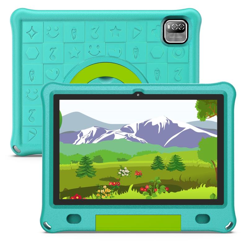 Pritom B10K Kids Tablet PC, 10.1 inch, 3GB+64GB – Green  |  Kid Tablet Computers Kid Tablet Computers Kid Tablet Computers