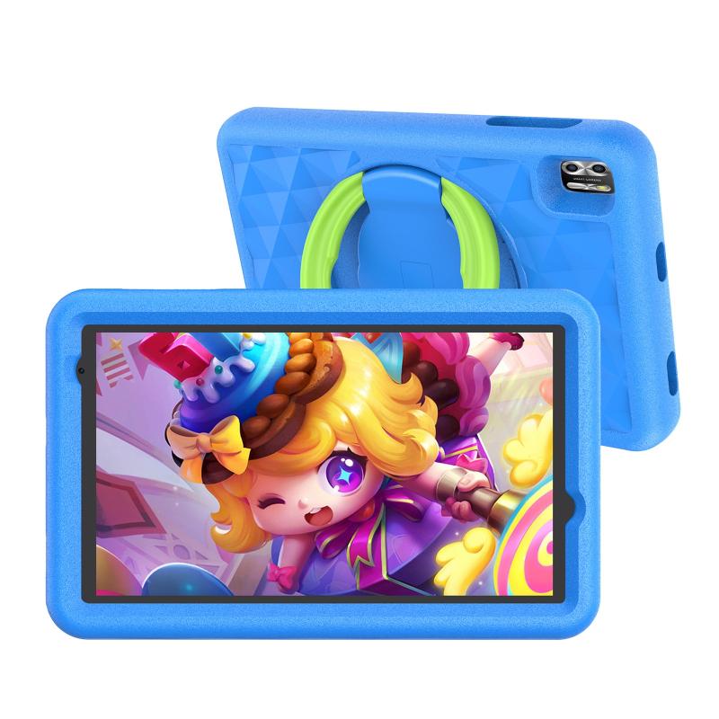 Pritom B8K 4G LTE Kid Tablet 8 inch, 4GB+64GB, Android 12 Unisoc T310 Quad Core CPU Support Parental Control Google Play (Blue)  |  Kid Tablet Computers Kid Tablet Computers Kid Tablet Computers