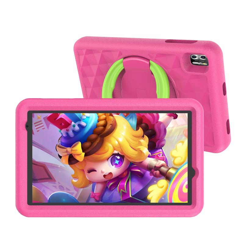 Pritom B8K 4G LTE Kid Tablet 8 inch, 4GB+64GB, Android 12 Unisoc T310 Quad Core CPU Support Parental Control Google Play (Pink)  |  Kid Tablet Computers Kid Tablet Computers Kid Tablet Computers