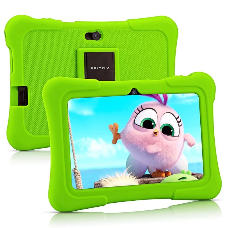 Pritom K7 Kids Education Tablet PC, 7.0 inch, 1GB+16GB – Green  |  Kid Tablet Computers Kid Tablet Computers Kid Tablet Computers