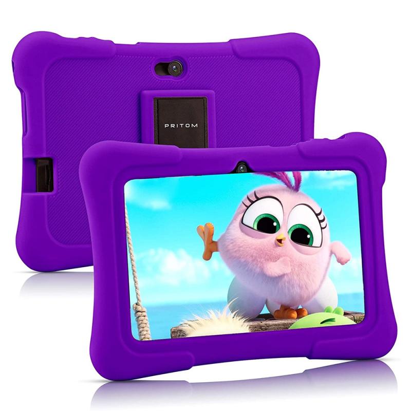 Pritom K7 Kids Education Tablet PC, 7.0 inch, 1GB+16GB – Purple  |  Kid Tablet Computers Kid Tablet Computers Kid Tablet Computers