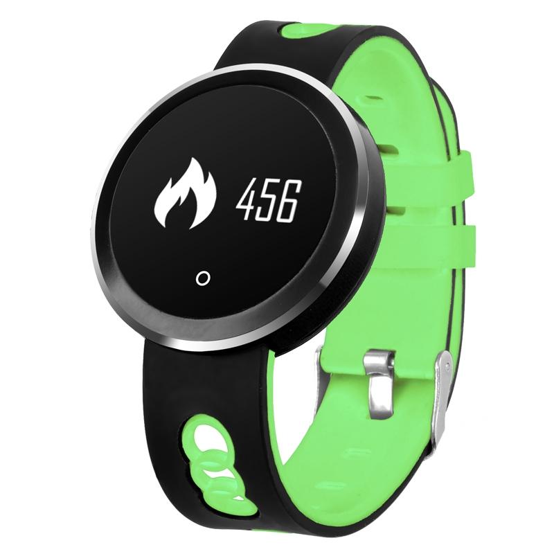 Q7 0.95 inch HD OLED Screen Display Bluetooth Smart Bracelet, IP68 Waterproof, Support Pedometer / Sedentary Reminder / Heart Rate Monitor / Sleep Monitor, Compatible with Android and iOS Phones (Green)  |  Smart Bracelets Smart Bracelets Smart Bracelets