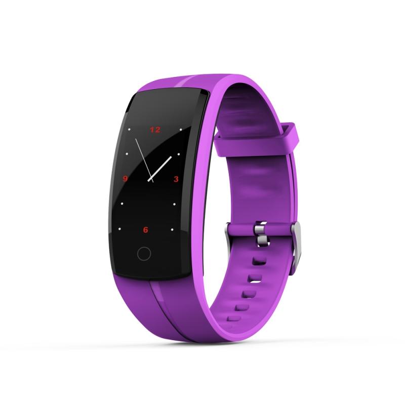 QS100 0.96 inches TFT Color Screen Smart Bracelet IP67 Waterproof, Support Call Reminder /Heart Rate Monitoring /Sleep Monitoring /Sedentary Reminder /Blood Pressure Monitoring (Purple)  |  Smart Bracelets Smart Bracelets Smart Bracelets