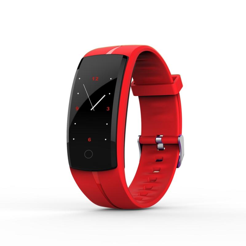 QS100 0.96 inches TFT Color Screen Smart Bracelet IP67 Waterproof, Support Call Reminder /Heart Rate Monitoring /Sleep Monitoring /Sedentary Reminder /Blood Pressure Monitoring (Red)  |  Smart Bracelets Smart Bracelets Smart Bracelets