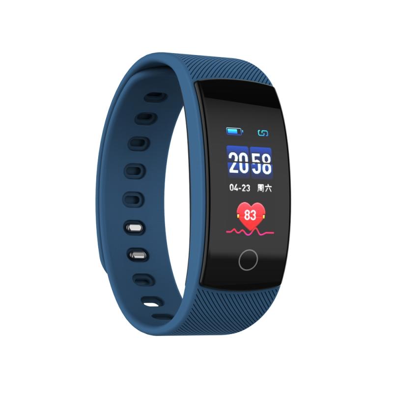 QS80 Plus 0.96 inches TFT Color Screen Smart Bracelet IP67 Waterproof, Support Call Reminder /Heart Rate Monitoring /Sleep Monitoring /Blood Pressure Monitoring /Sedentary Reminder (Blue)  |  Smart Bracelets Smart Bracelets Smart Bracelets