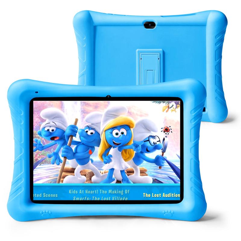 Qunyico Y10 Kids Tablet PC, 10.1 inch, 2GB+32GB – Blue  |  Kid Tablet Computers LED Projectors Tablet PC Kid Tablet Computers