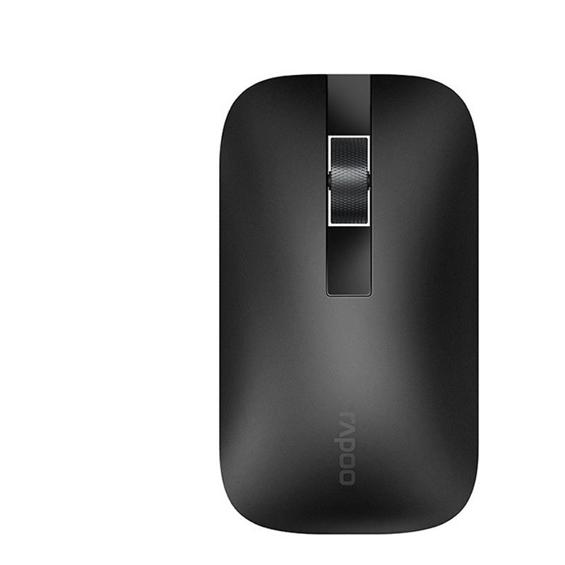 Rapoo M550 1300DPI 3 Keys Home Office Wireless Bluetooth Silent Mouse, Colour: Ordinary Version Black  |  Wireless Mice Computer Accessories Wireless Mice