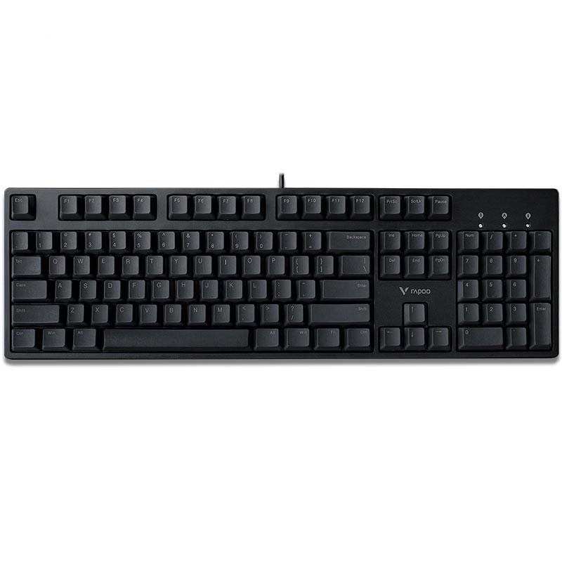 Rapoo V860 Desktop Wired Gaming Mechanical Keyboard, Specifications: 104 Keys (Tea Shaft)  |  Wired Keyboards Computer Accessories Wired Keyboards