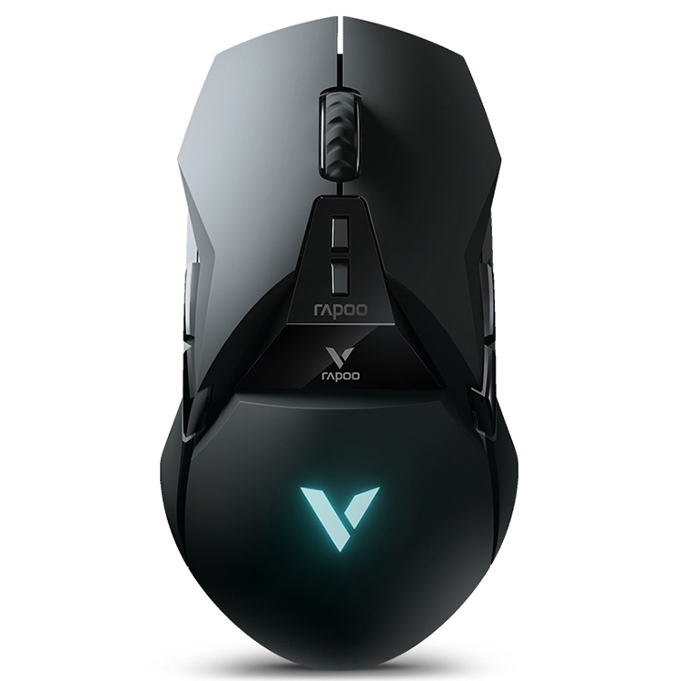 Rapoo VT950Q 16000 DPI 11 Buttons Gaming Display Programming Wireless Gaming Mouse, Support Qi Wireless Charging (Black)  |  Wireless Mice Computer Accessories Wireless Mice